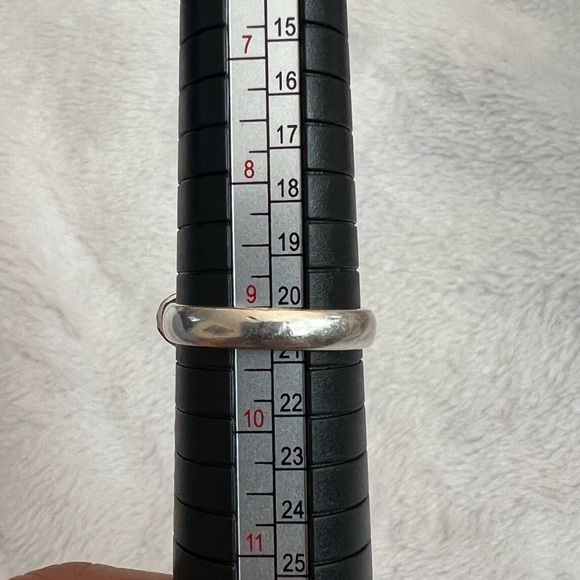 925 silver Pink Oyster Copper Turquoise Ring Size 9 -9.25 - Picture 2 of 5